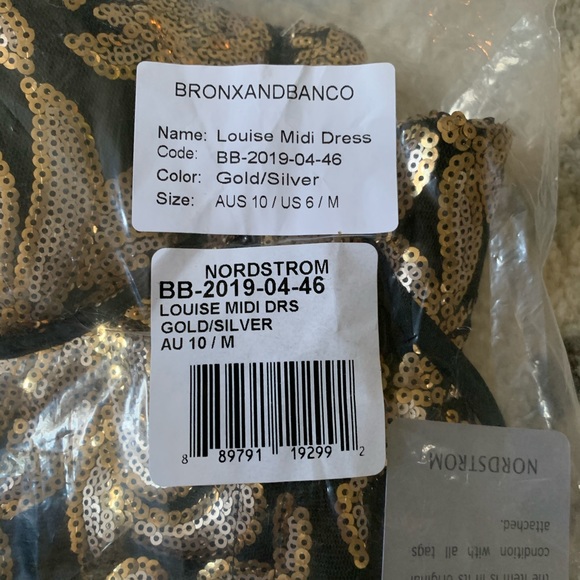 NWT Bronx and Banco Louise Midi Dress - Picture 5 of 6